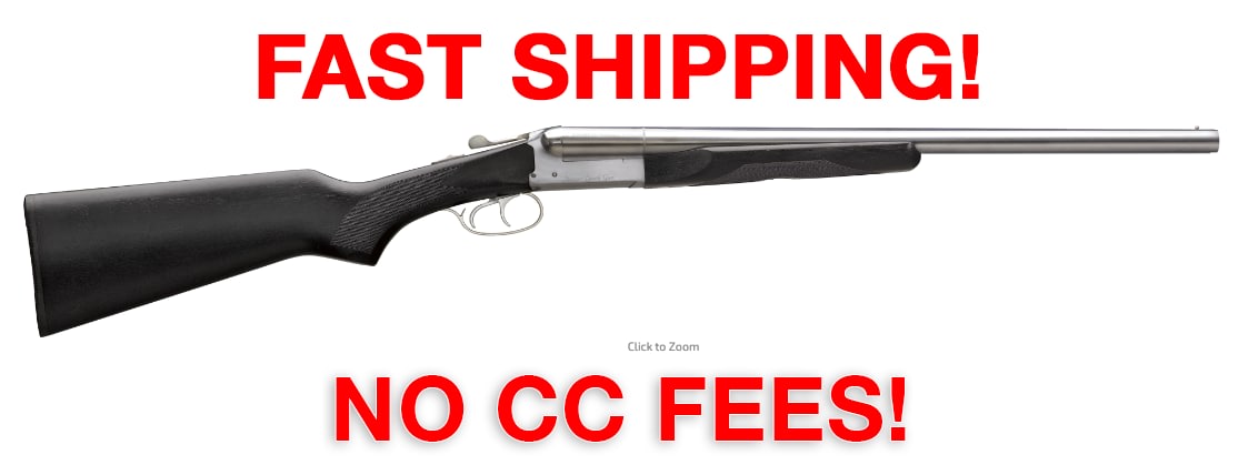 Stoeger Coach Gun Black-Finished Walnut/Polished Nickel - 20" - 12 Ga-img-0
