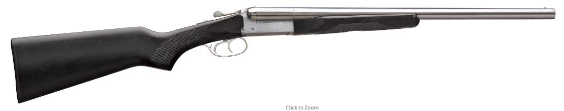 Stoeger Coach Gun Black-Finished Walnut/Polished Nickel - 20" - 12 Ga-img-1