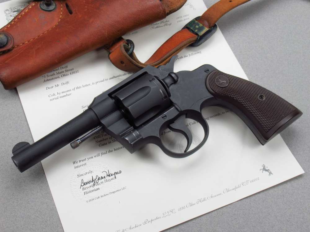 Very Nice 1943 WWII US Army Colt Commando 38 special revolver 1911-img-0