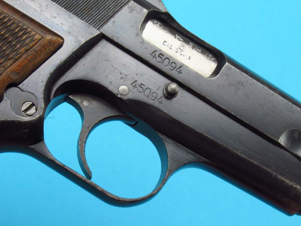 Rare 1940 Tangent Slotted German Browning Hi Power Belgian 9mm Luger P38-img-48