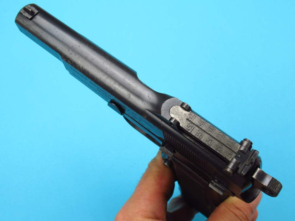 Rare 1940 Tangent Slotted German Browning Hi Power Belgian 9mm Luger P38-img-35