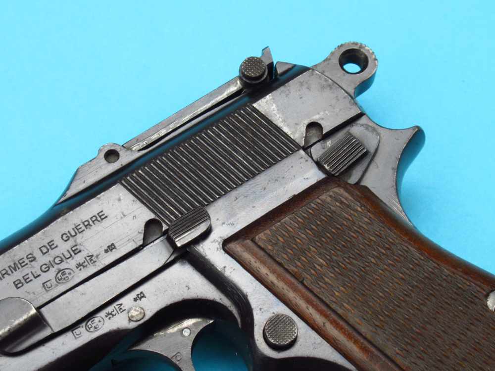 Rare 1940 Tangent Slotted German Browning Hi Power Belgian 9mm Luger P38-img-9