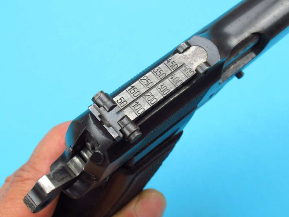 Rare 1940 Tangent Slotted German Browning Hi Power Belgian 9mm Luger P38-img-4