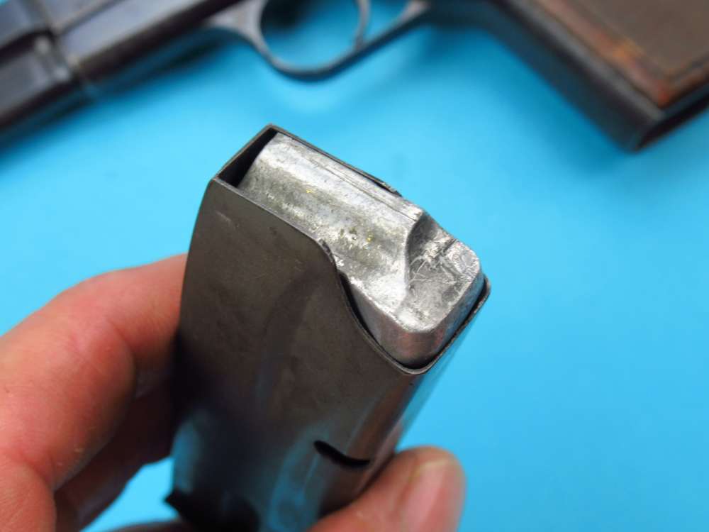 Rare 1940 Tangent Slotted German Browning Hi Power Belgian 9mm Luger P38-img-121