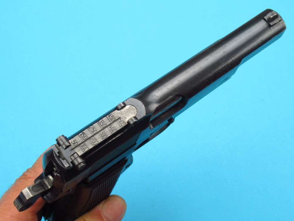 Rare 1940 Tangent Slotted German Browning Hi Power Belgian 9mm Luger P38-img-71