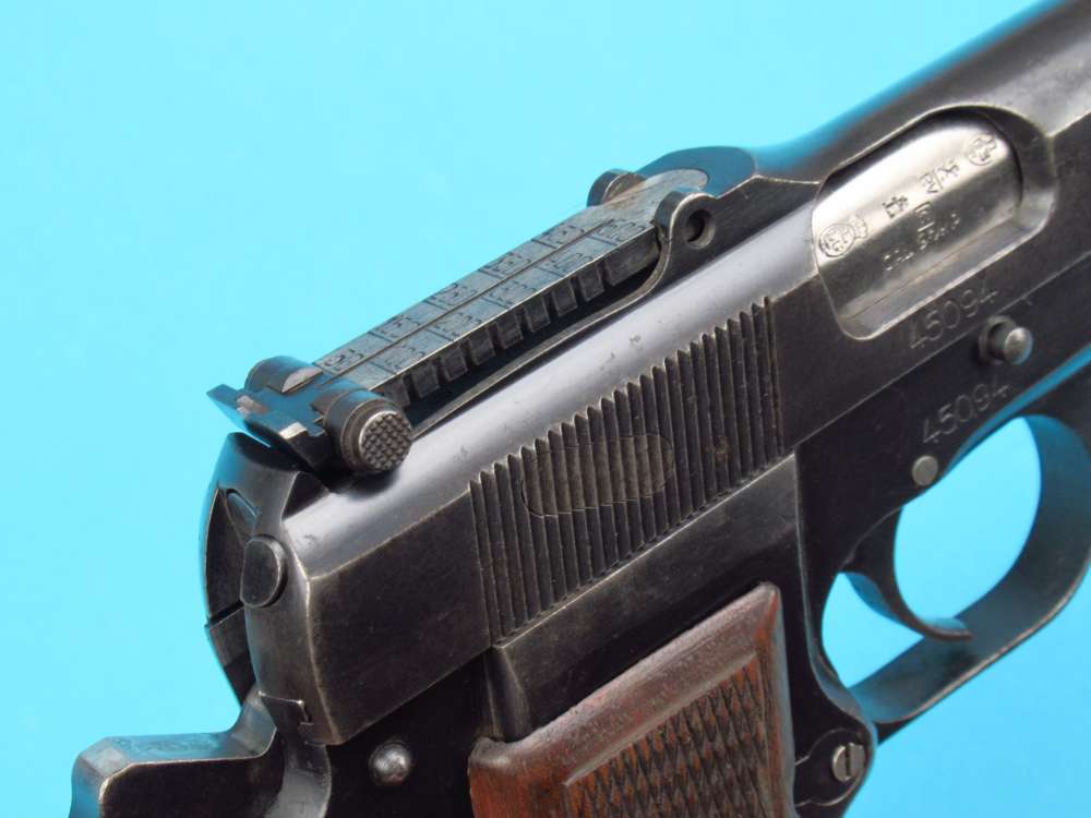 Rare 1940 Tangent Slotted German Browning Hi Power Belgian 9mm Luger P38-img-70