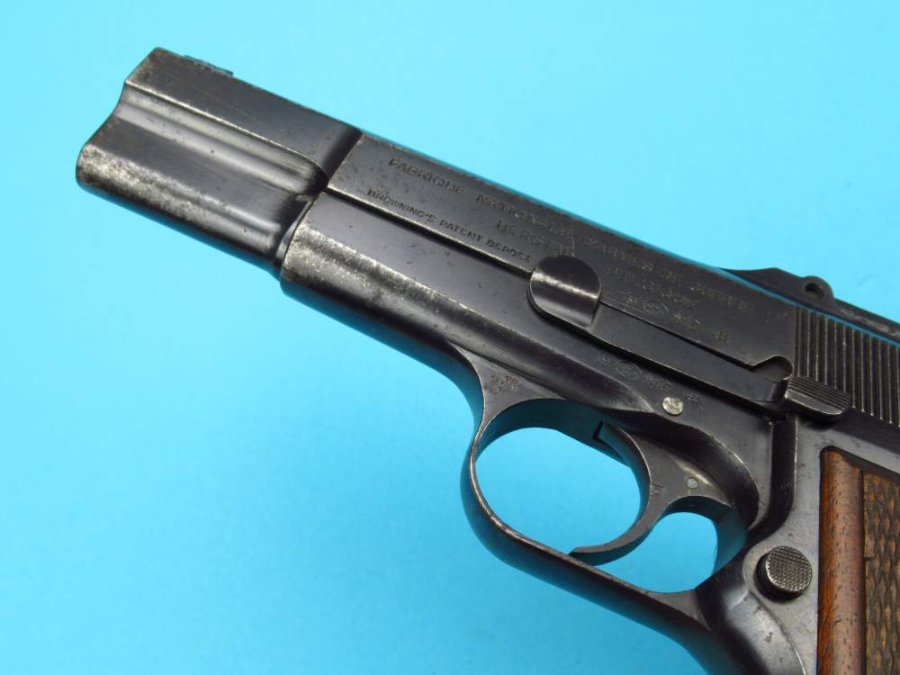 Rare 1940 Tangent Slotted German Browning Hi Power Belgian 9mm Luger P38-img-25