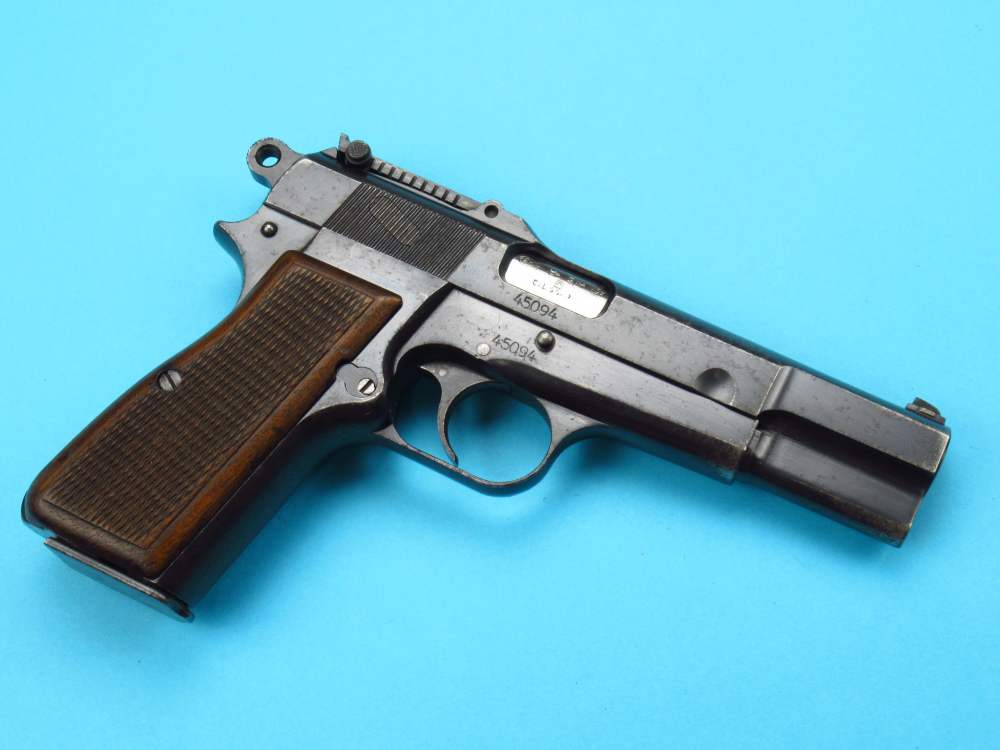 Rare 1940 Tangent Slotted German Browning Hi Power Belgian 9mm Luger P38-img-39