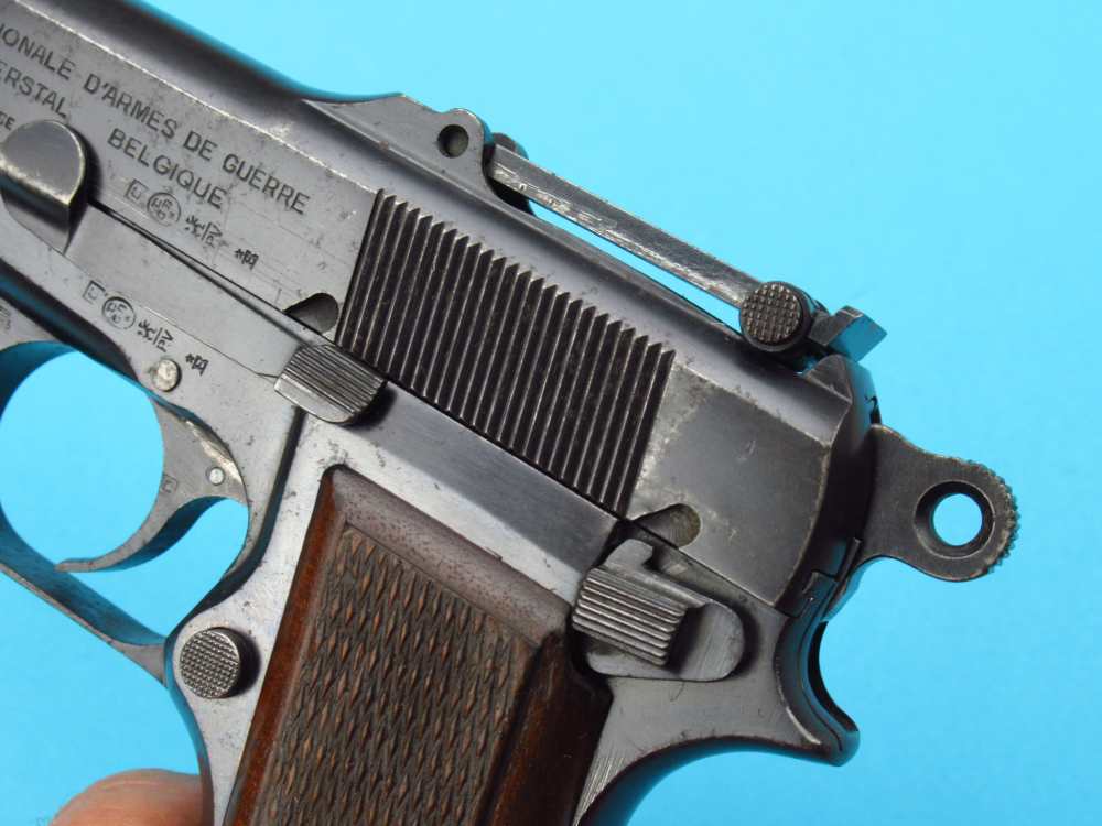 Rare 1940 Tangent Slotted German Browning Hi Power Belgian 9mm Luger P38-img-14