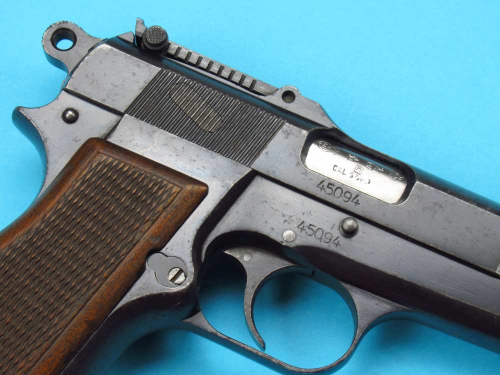 Rare 1940 Tangent Slotted German Browning Hi Power Belgian 9mm Luger P38-img-41