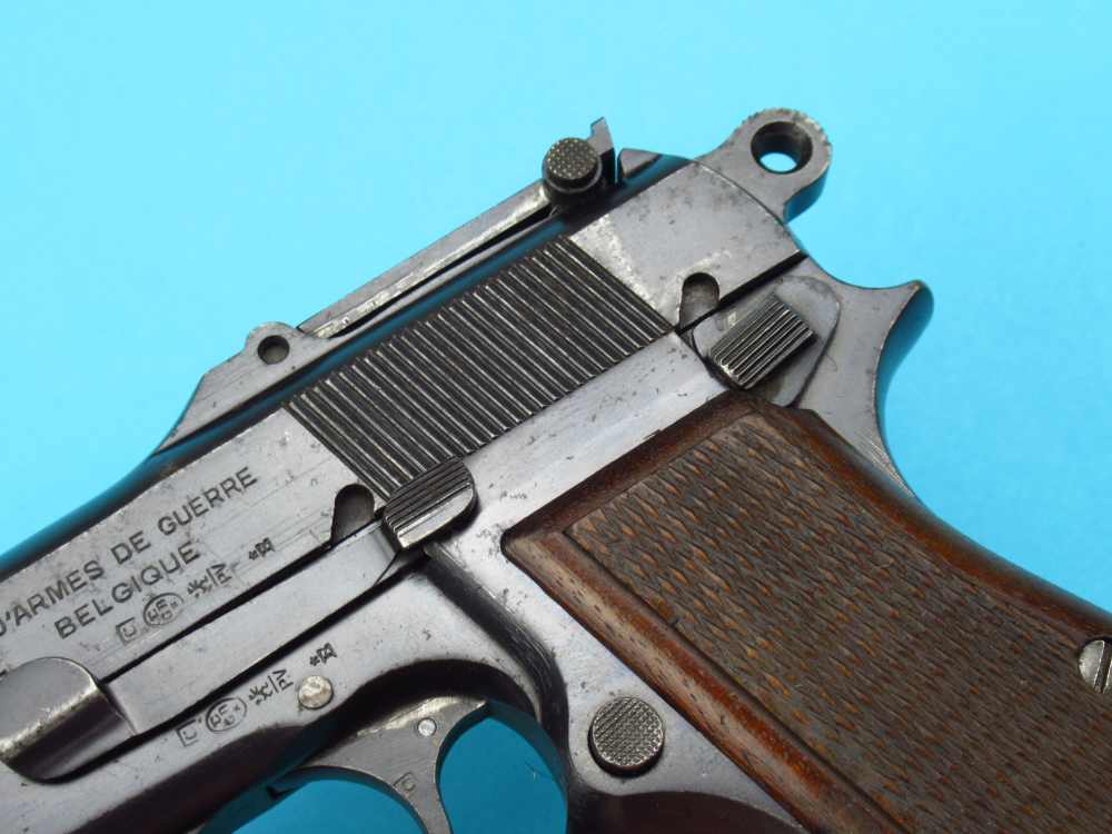 Rare 1940 Tangent Slotted German Browning Hi Power Belgian 9mm Luger P38-img-21