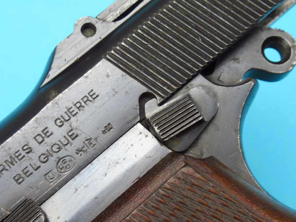 Rare 1940 Tangent Slotted German Browning Hi Power Belgian 9mm Luger P38-img-82