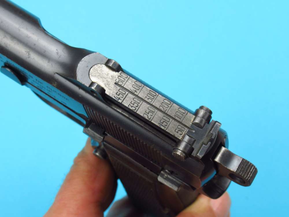 Rare 1940 Tangent Slotted German Browning Hi Power Belgian 9mm Luger P38-img-37