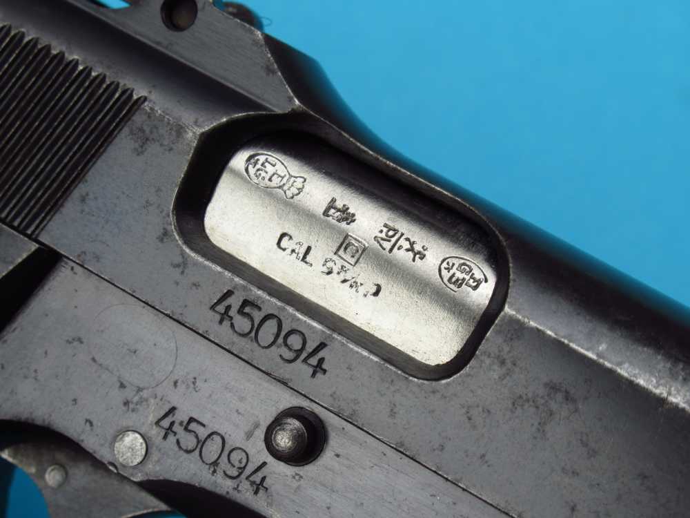 Rare 1940 Tangent Slotted German Browning Hi Power Belgian 9mm Luger P38-img-53
