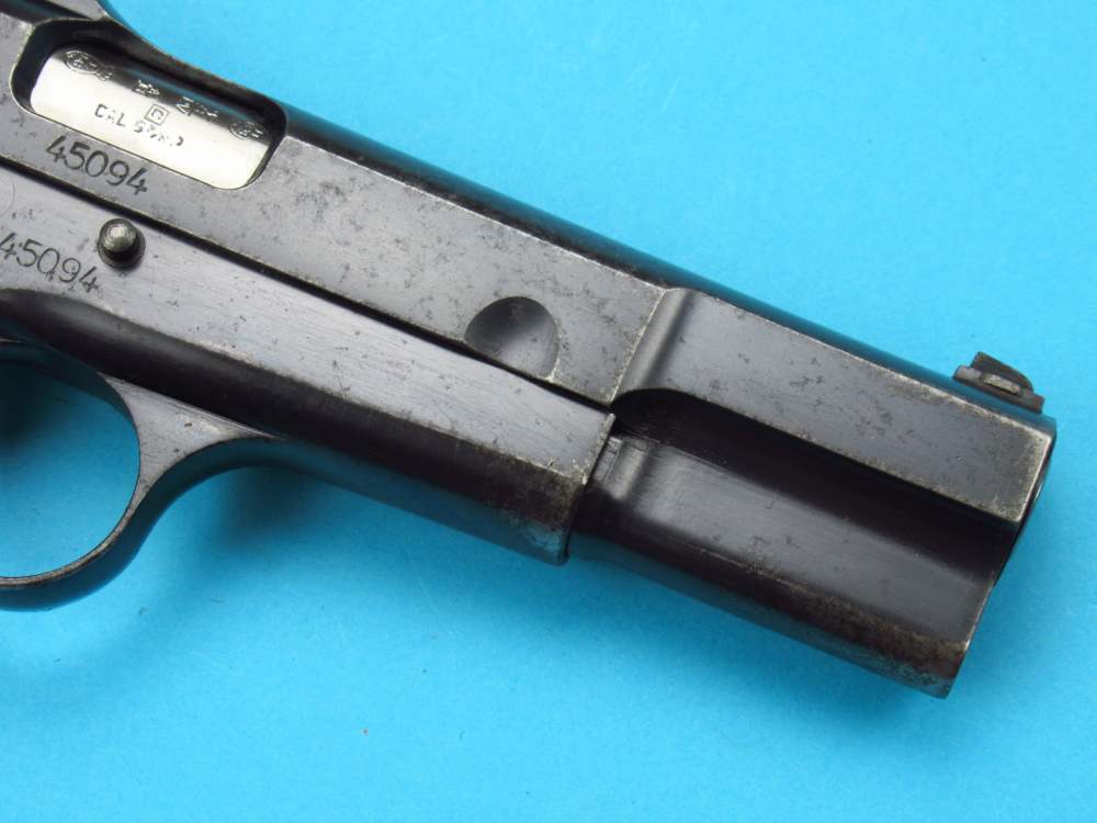 Rare 1940 Tangent Slotted German Browning Hi Power Belgian 9mm Luger P38-img-40