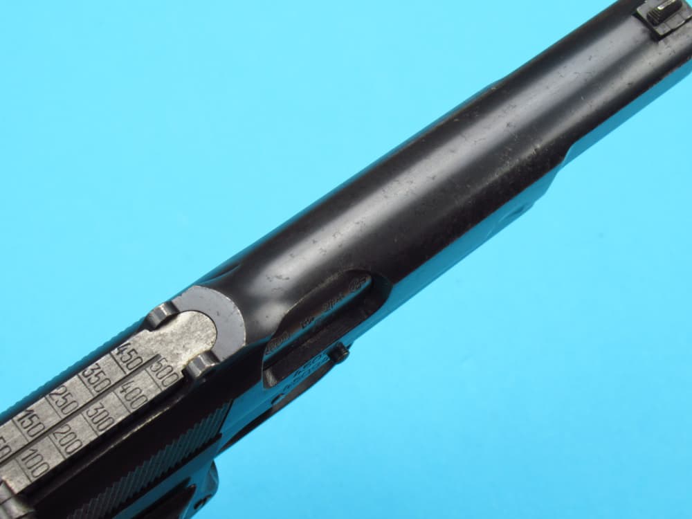 Rare 1940 Tangent Slotted German Browning Hi Power Belgian 9mm Luger P38-img-73