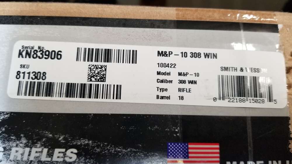 Smith & Wesson M&P-10 .308 Win AR-10 18" 20rnd LNIB WOW!-img-22