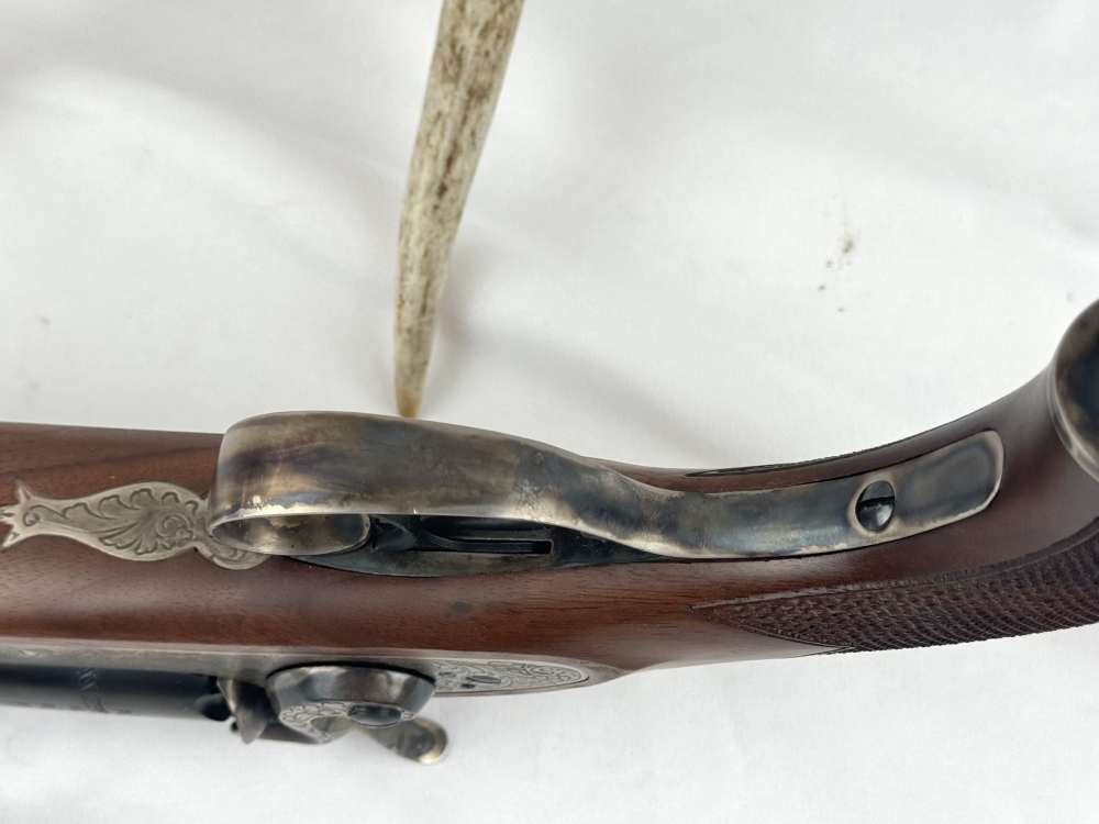 Pedersoli Howdah Hunter double barrel .58 cal muzzleloading pistol-img-13