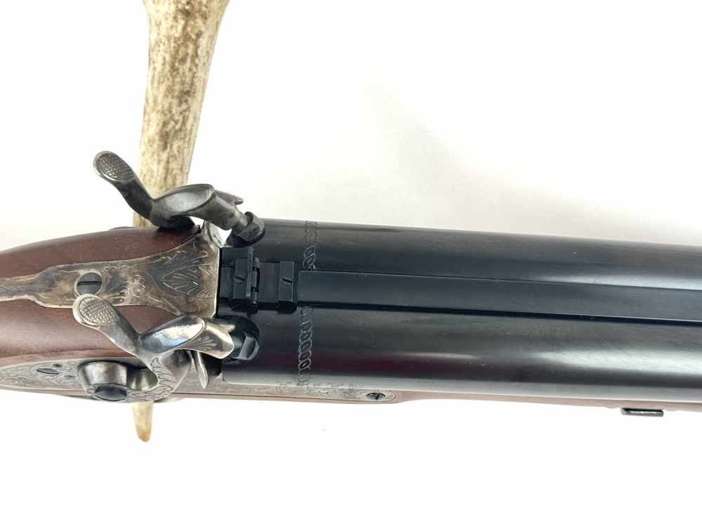 Pedersoli Howdah Hunter double barrel .58 cal muzzleloading pistol-img-6
