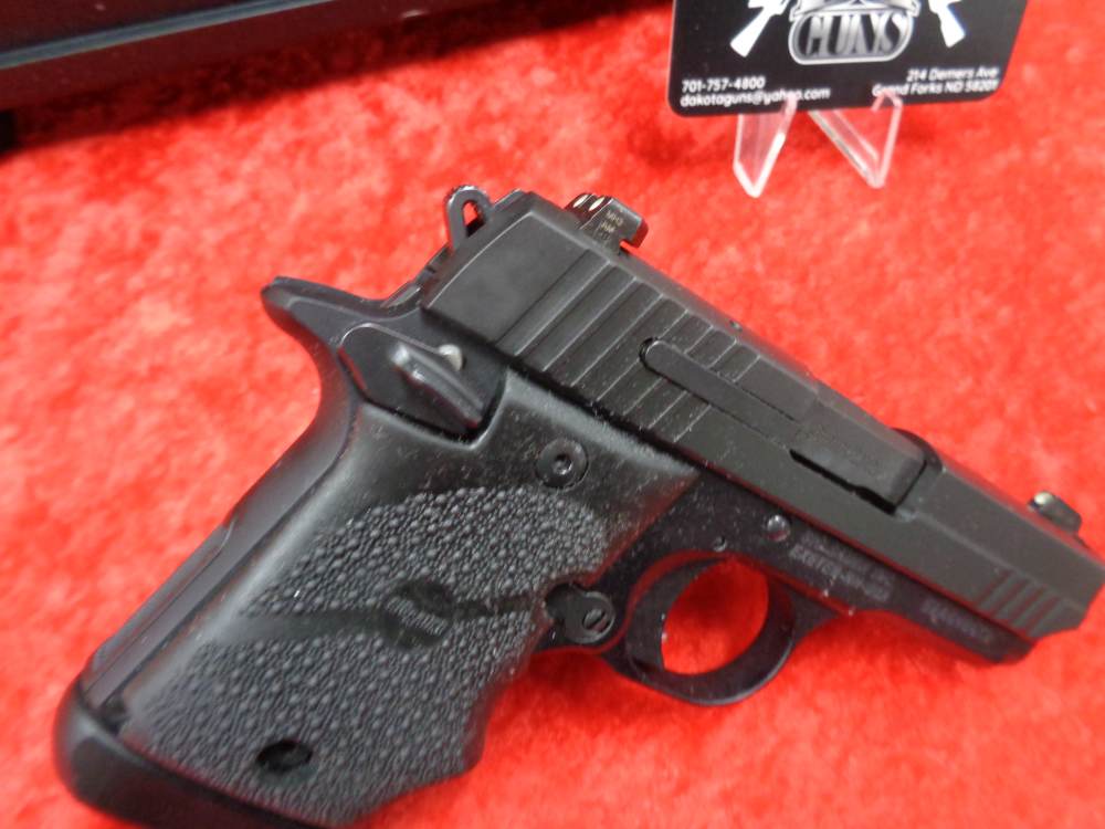 2013 Sig Sauer P938 BLACKOUT Conceal Carry 9mm 938 BLACK SLITE WE TRADE BUY-img-2