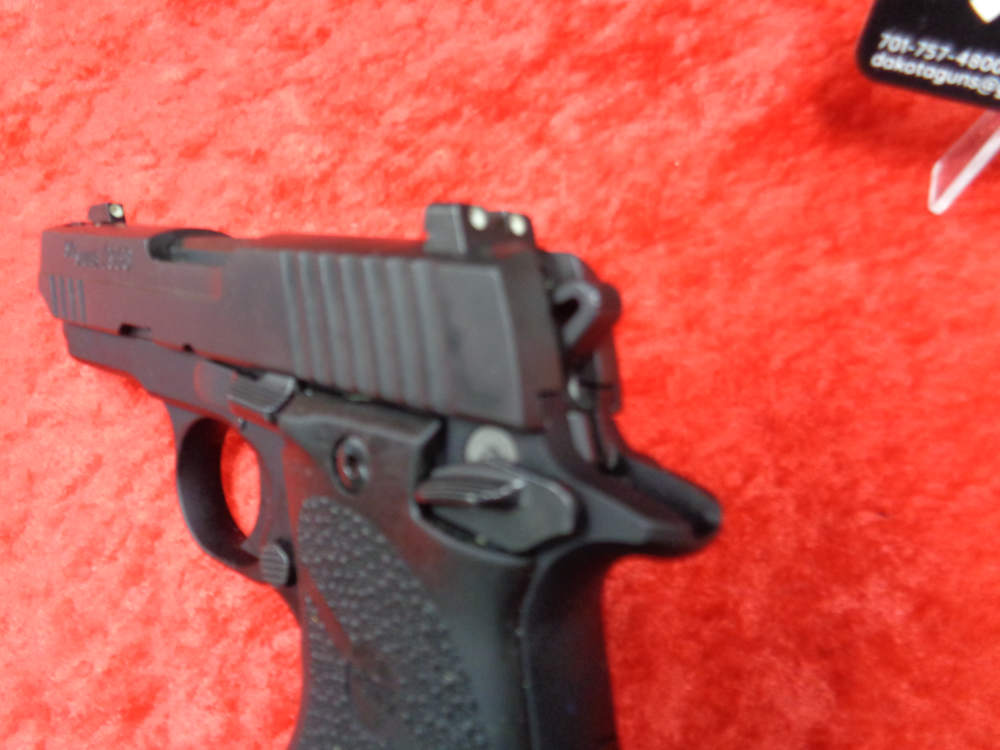2013 Sig Sauer P938 BLACKOUT Conceal Carry 9mm 938 BLACK SLITE WE TRADE BUY-img-7
