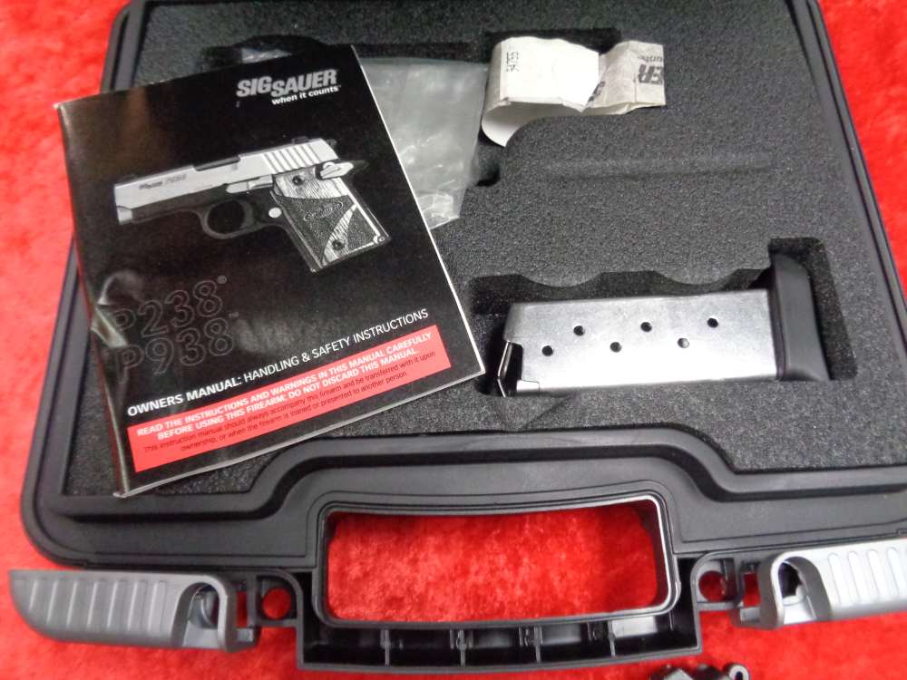 2013 Sig Sauer P938 BLACKOUT Conceal Carry 9mm 938 BLACK SLITE WE TRADE BUY-img-12
