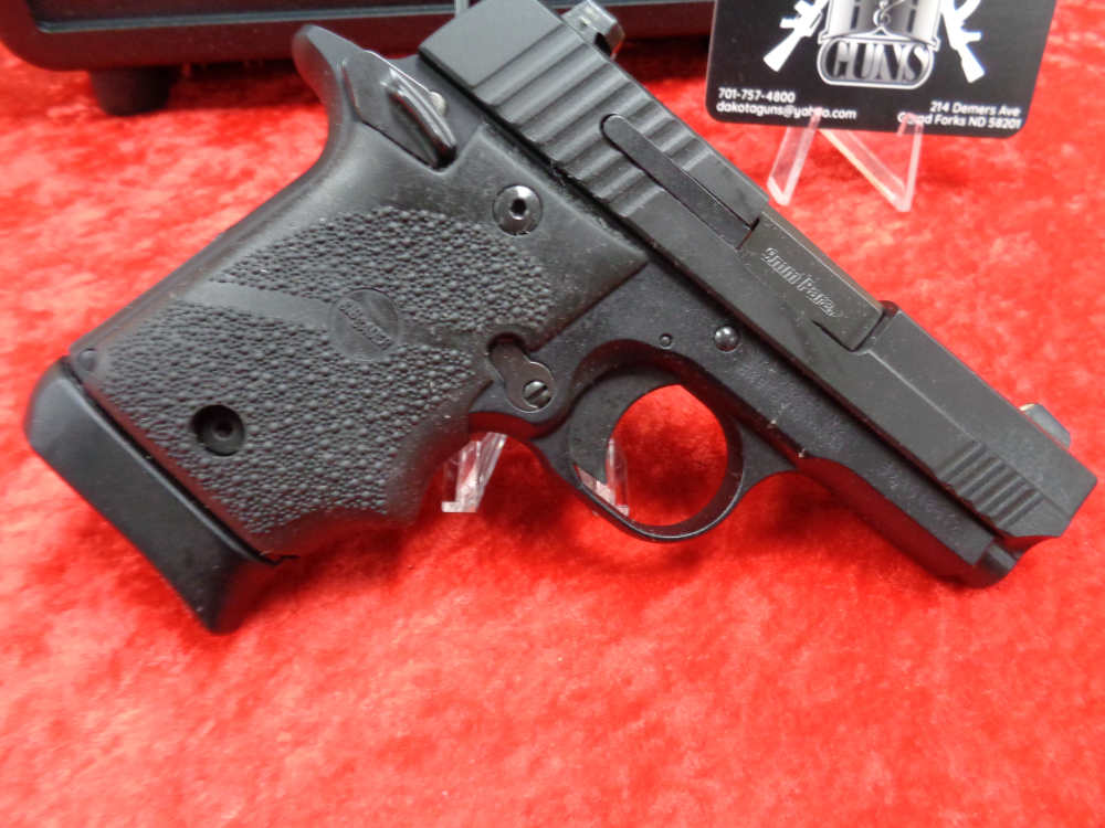2013 Sig Sauer P938 BLACKOUT Conceal Carry 9mm 938 BLACK SLITE WE TRADE BUY-img-4
