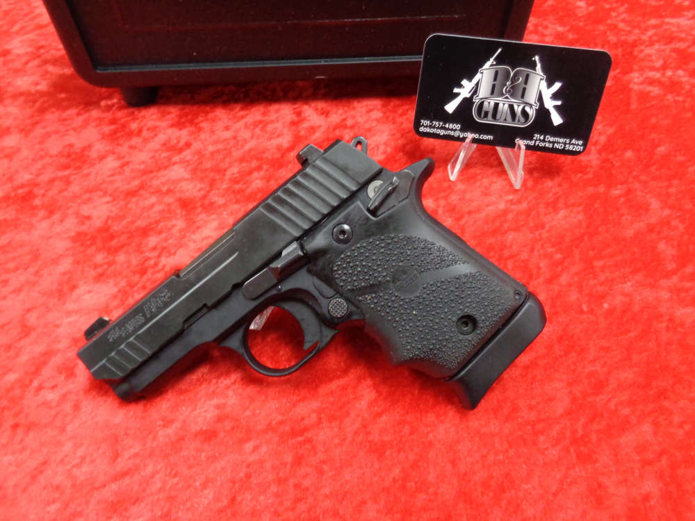 2013 Sig Sauer P938 BLACKOUT Conceal Carry 9mm 938 BLACK SLITE WE TRADE BUY-img-1