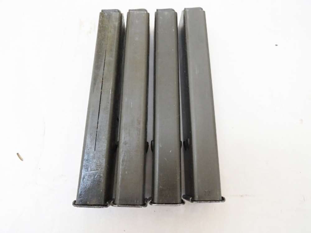 4 Military 25rd 9mm UZI Submachine Gun Magazines & Sling Steel Magazine-img-7