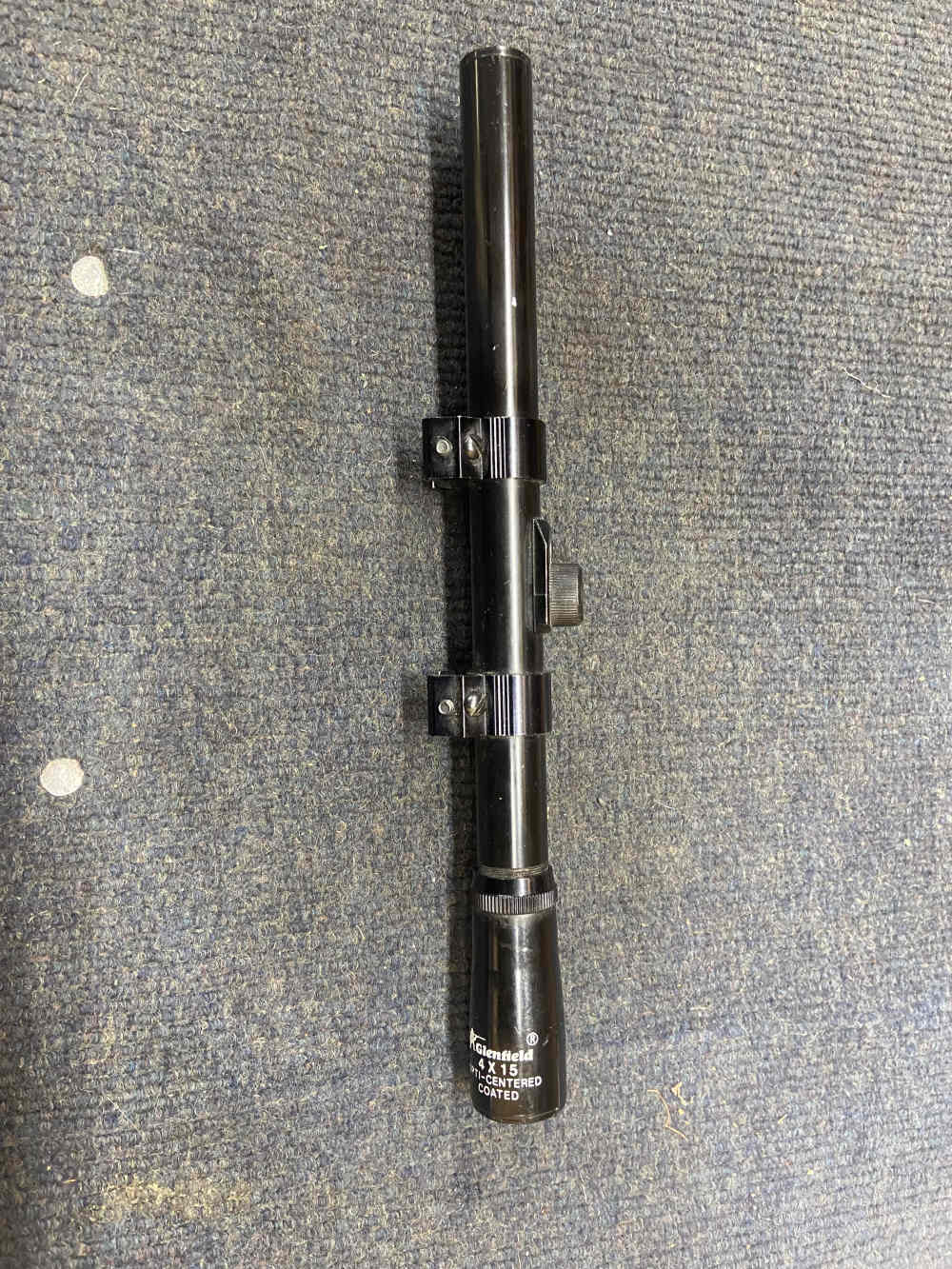 Marlin Glenfield 4x15 rifle scope with groove rail rings-img-0