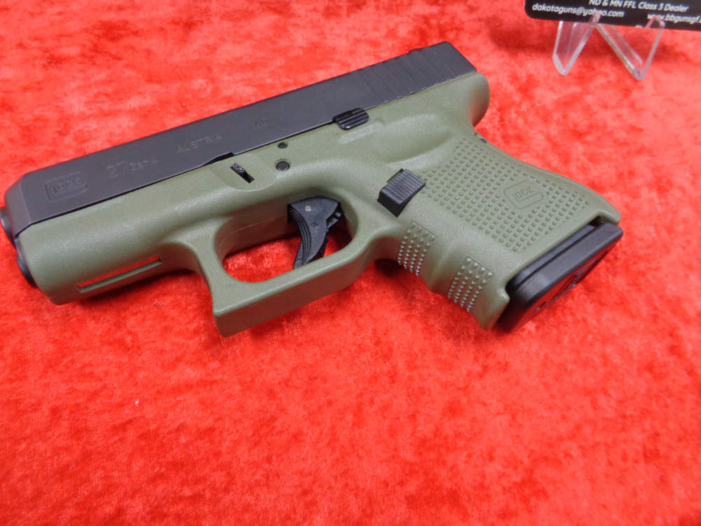 NEW Glock G27 Gen 4 40 S&W FACTORY GREEN RARE 40S&W GEN4 27 WE TRADE-img-6