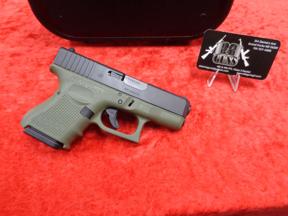 NEW Glock G27 Gen 4 40 S&W FACTORY GREEN RARE 40S&W GEN4 27 WE TRADE-img-0
