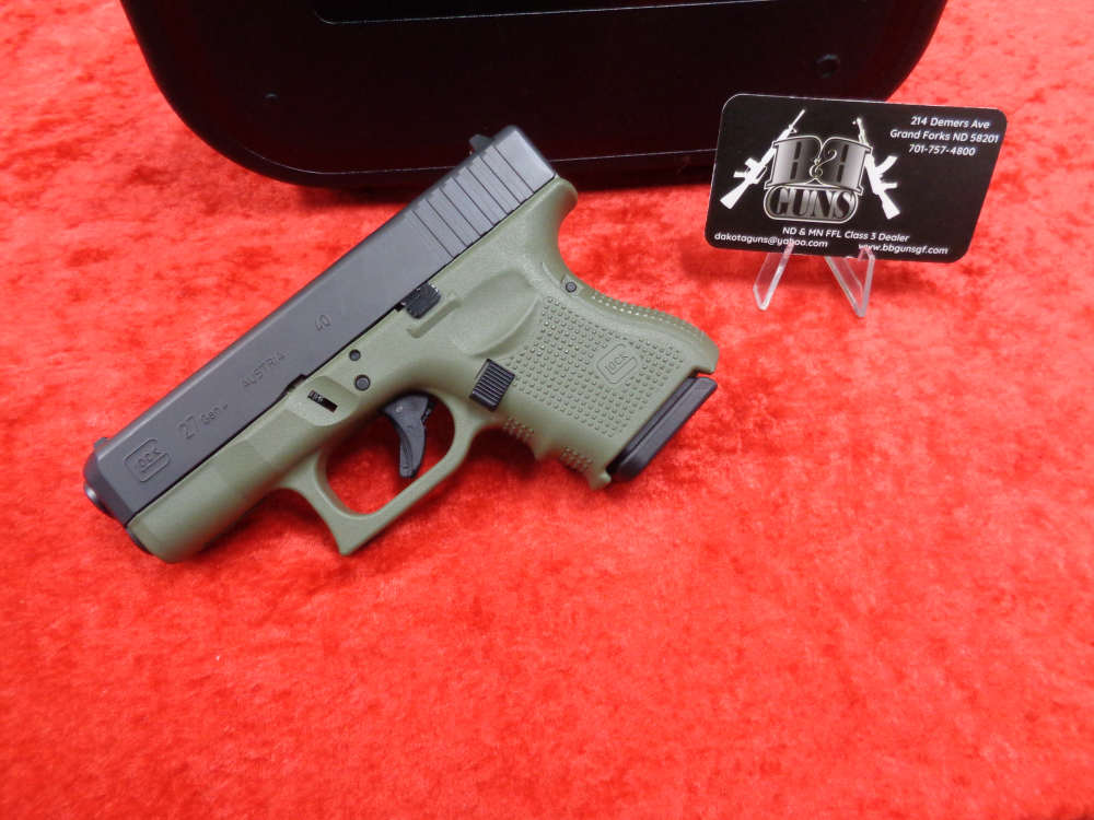 NEW Glock G27 Gen 4 40 S&W FACTORY GREEN RARE 40S&W GEN4 27 WE TRADE-img-2