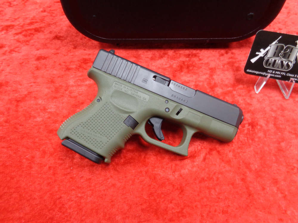 NEW Glock G27 Gen 4 40 S&W FACTORY GREEN RARE 40S&W GEN4 27 WE TRADE-img-1
