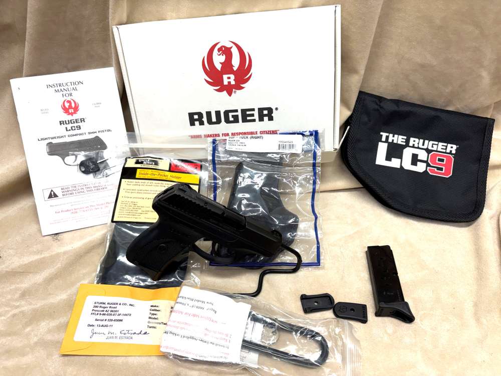 LNIB Ruger LC9 9mm Semi Auto w/Extras-img-0