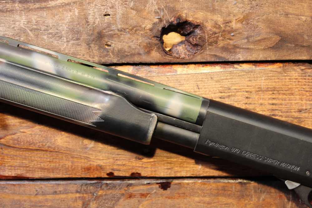 Remington 870 Super Mag 12 ga 3.5" bbl 25" bbl Painted-img-11