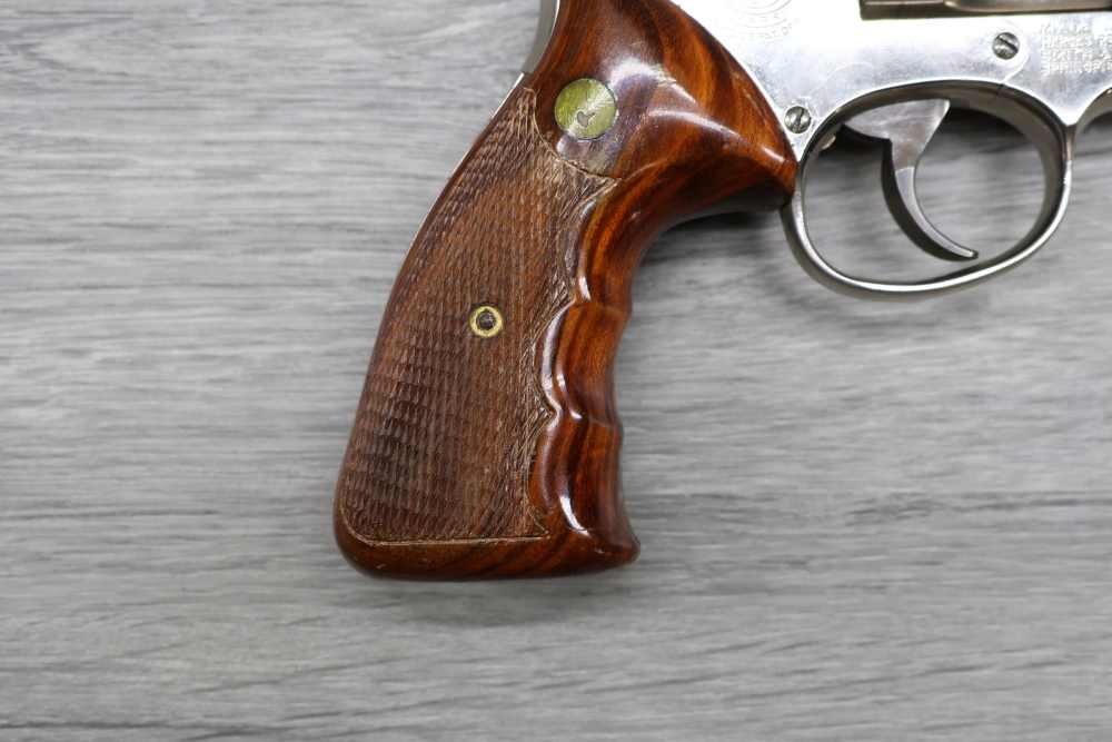 1973 S&W Model 19-3 Nickel 6" Revolver - PENNY AUCTION - NO RESERVE!-img-4
