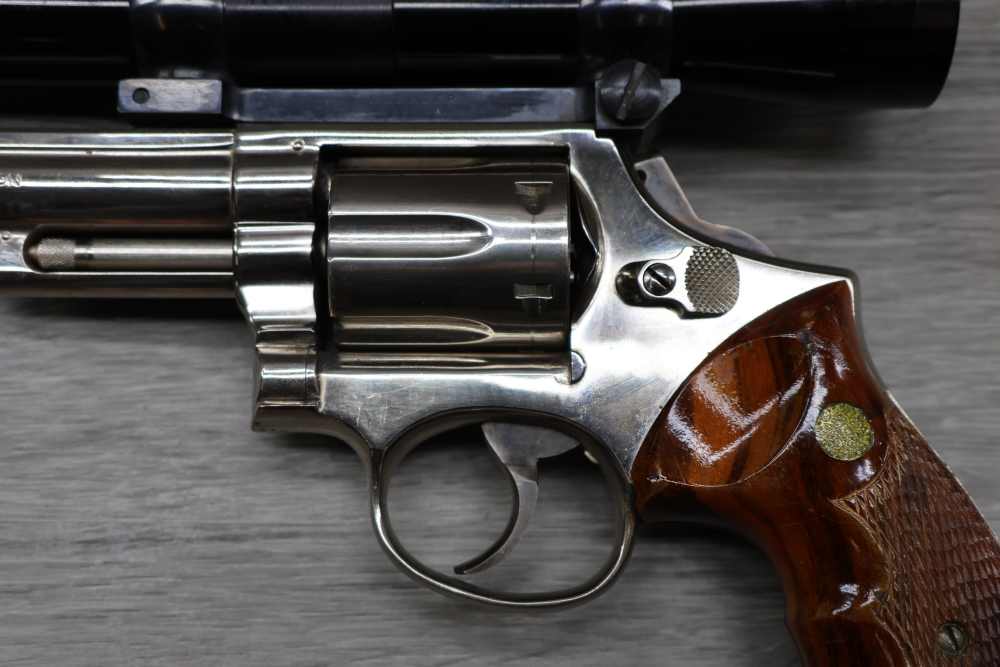 1973 S&W Model 19-3 Nickel 6" Revolver - PENNY AUCTION - NO RESERVE!-img-7