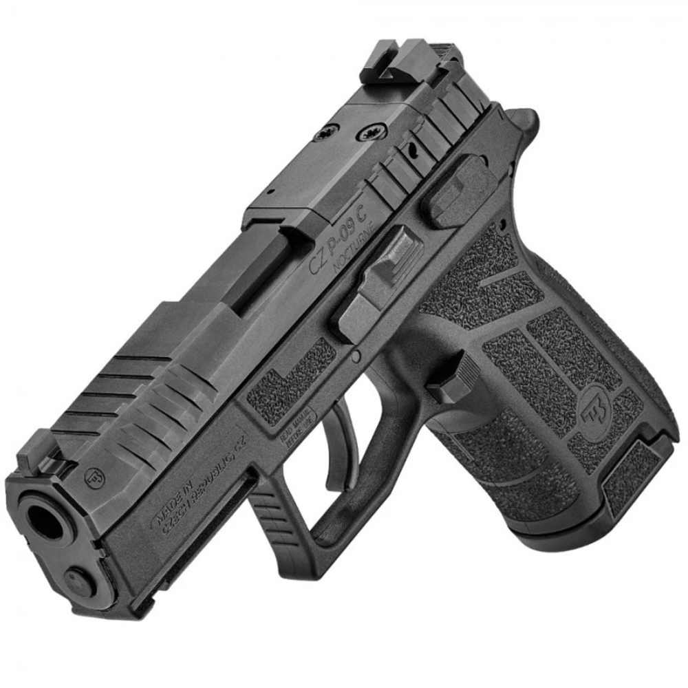 CZ P-09C Nocturne - 3.74" Barrel (9mm) - Optics Ready - Black-img-2