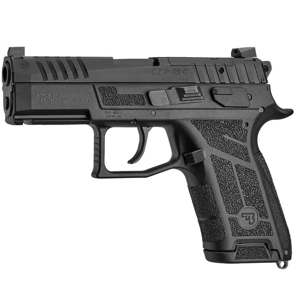 CZ P-09C Nocturne - 3.74" Barrel (9mm) - Optics Ready - Black-img-0