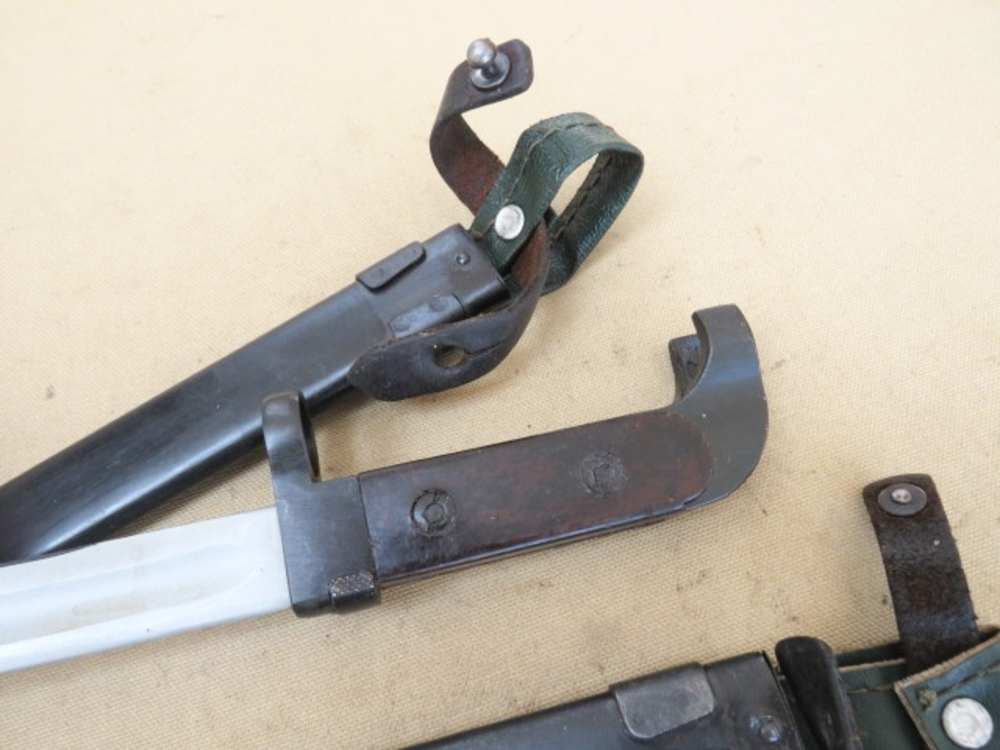 2 Bulgarian AK-47 Rifle Bayonet & Scabbard for Milled Receiver AK47-img-7