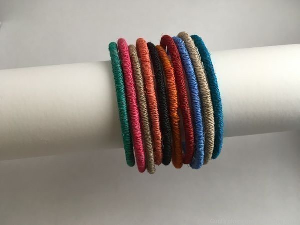 Rapti Fashion cashmere Scarf & Tintsaba Swaziland Necklace/10 Bangles.RF8TS-img-5