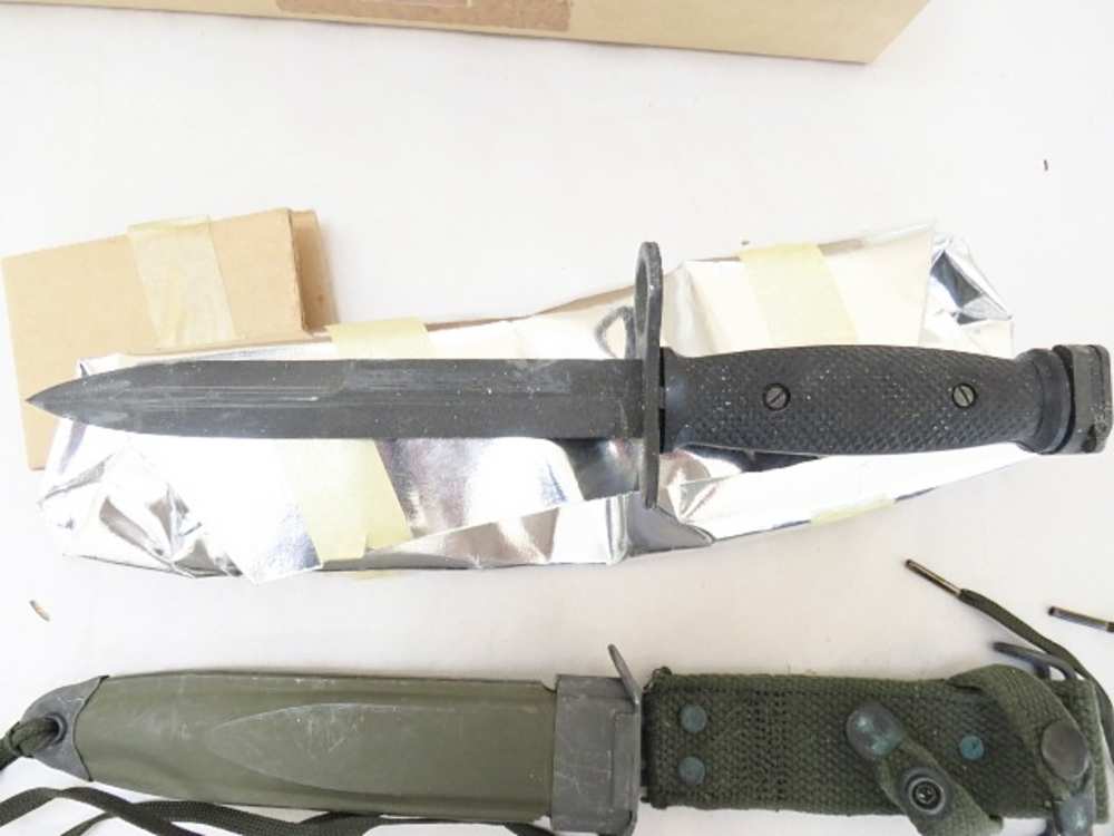 New In Box USGI BOC made M7 AR-15 M16 Bayonet With M8A1 Scabbard-img-4