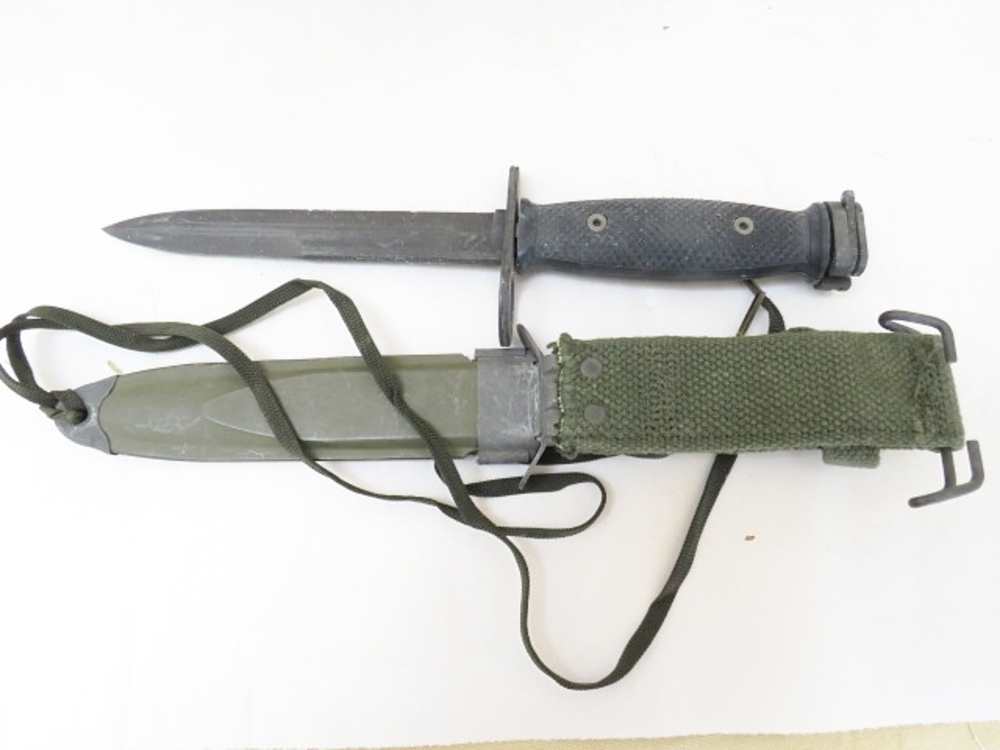 New In Box USGI BOC made M7 AR-15 M16 Bayonet With M8A1 Scabbard-img-6