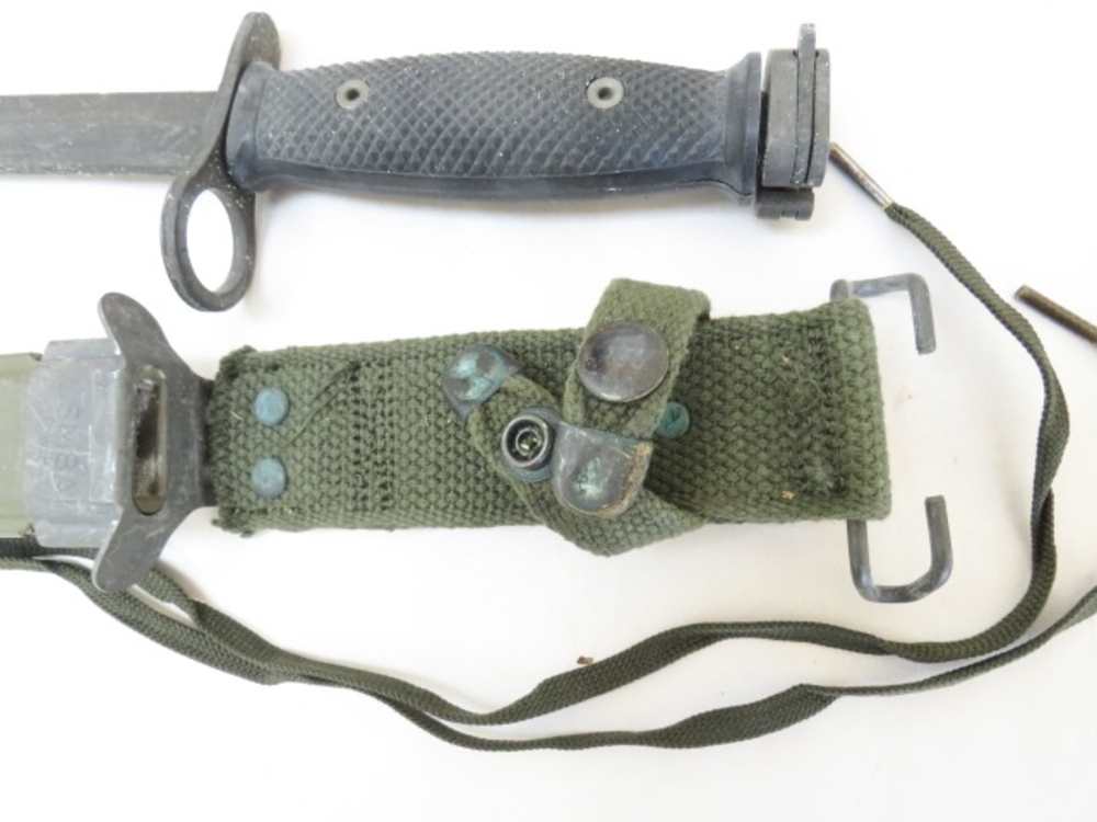 New In Box USGI BOC made M7 AR-15 M16 Bayonet With M8A1 Scabbard-img-7