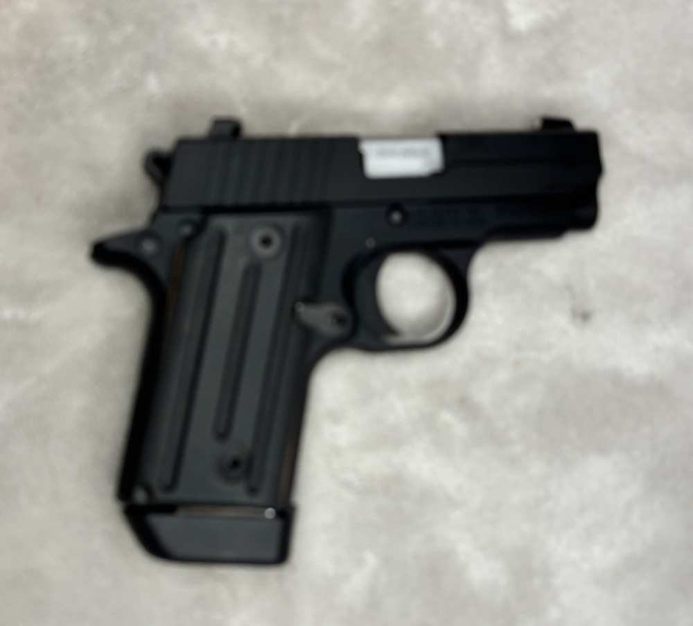 Sig Sauer P238 Original Case W/Papers 2 sets of Grips 2 7 Round Mags -img-4
