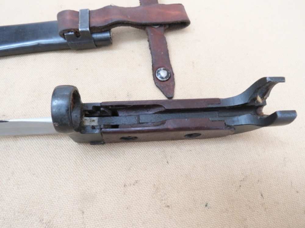 Bulgarian AK-47 Rifle Bayonet & Scabbard for Milled Receiver AK47-img-10