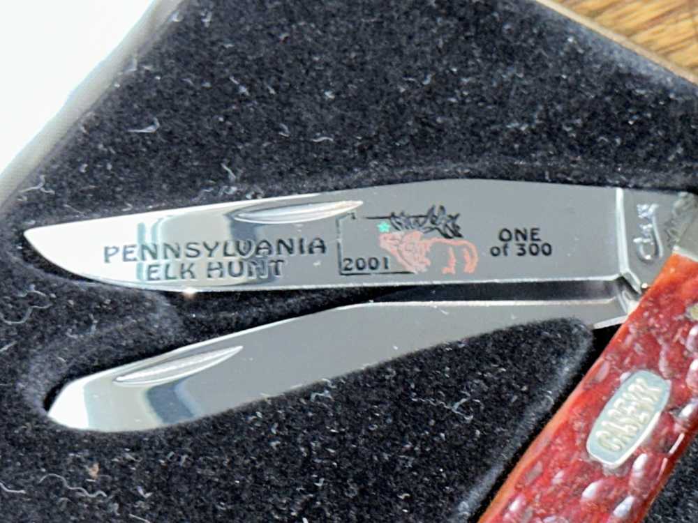RARE 2001 PA Elk Hunter Case Knife & Zippo Set – 1 of 300 – UNUSED -img-4