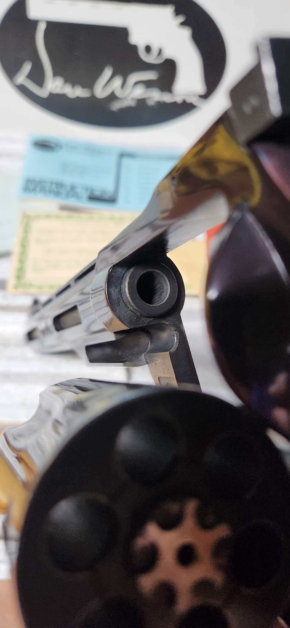Dan Wesson Model 40 .357 Maximum SuperMag 8" Monson Box Extra Barrel Papers-img-21