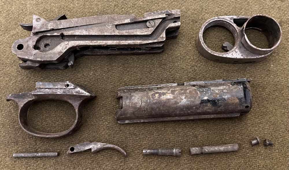 Lot of Winchester Model 1897 97 12 gauge shotgun parts bolt carrier trigger-img-0